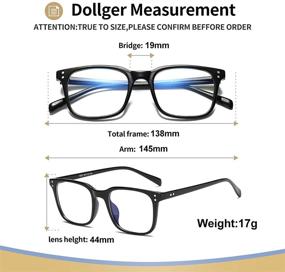 img 3 attached to 👓 Stylish Unisex Clear Lens Eyeglasses for Fashionable Individuals - Non Prescription Classic Nerd Frame Glasses