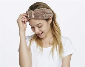 img 3 attached to 🎁 HOPESHINE Spa Facial Headbands: The Perfect Hairband for Skincare & Makeup Application - 3 Pack, Great Gift for Women & Girls