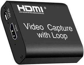 img 4 attached to 📹 USB2.0 HDMI Захват видео карты - TOKANI 1080P Аудио Видео Игровой Преобразователь захвата с Loopout | Поддерживает 4K Вход, 1080p Выход для PS3 PS4 Xbox Wuli Live OBS Stream и Recorder