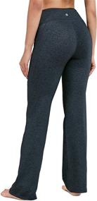 img 2 attached to 👖 Stylish and Comfortable Women's Bootcut Yoga Pants with Pockets - 28-34" Inseam Options, High-Waisted and Flared Design