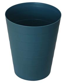img 1 attached to 🗑️ Compact and Stylish Nipogear Slim Round Plastic Trash Can - 1.5 Gallons, Navy