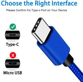 img 1 attached to 💡 USB-C Type C Sync Charger Power Cable for GoPro Hero 5/6/7, Google Pixel, LG V30, Samsung Galaxy S10/S9/S8+ and More