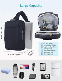 img 1 attached to Schkleier Anti Theft Backpack Shoulder Daypack Backpacks for Laptop Backpacks