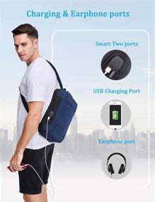 img 3 attached to Schkleier Anti Theft Backpack Shoulder Daypack Backpacks for Laptop Backpacks