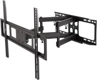 📺 promounts full motion tv wall mount - dual arm swivel tilt corner tv bracket for 37-85 inches flat/curved displays - dual articulating 18.3 inch long arms - 88lbs weight capacity - max vesa 600x400 (model: oma6401) logo