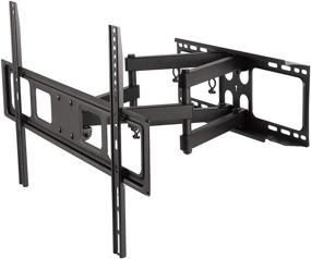 img 4 attached to 📺 Promounts Full Motion TV Wall Mount - Dual Arm Swivel Tilt Corner TV Bracket for 37-85 Inches Flat/Curved Displays - Dual Articulating 18.3 Inch Long Arms - 88lbs Weight Capacity - Max VESA 600x400 (Model: OMA6401)