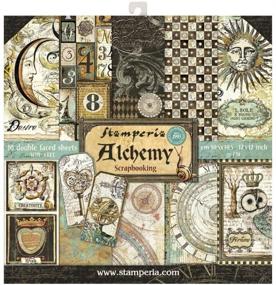 img 1 attached to Stamperia Double-sided Paper Pad 12x12 - Alchemy Theme - 10 Designs/1 Each - 10/pkg