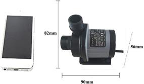 img 2 attached to Jebao/Jecod DCS-1200 DC Water Pump: Powerful 320GPH 4.9ft Solution for Marine Reef Tanks, Sumps, Skimmers, and Protein Filtering