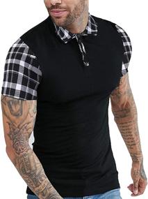 img 4 attached to 👔 COOFANDY Men's Casual Black Sleeve Shirts 000