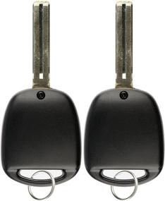 img 2 attached to 🔑 KeylessOption Keyless Entry Remote Fob with Master Ignition Key Blade - Lexus RX330 RX350 RX400h RX450h (Pack of 2)