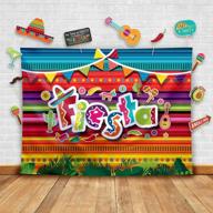 🎉 fiesta theme photography backdrop & studio props: perfect for mexican dress-up, cinco de mayo, mexicana, and summer pool parties! logo