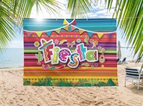 img 1 attached to 🎉 Fiesta Theme Photography Backdrop & Studio Props: Perfect for Mexican Dress-up, Cinco de Mayo, Mexicana, and Summer Pool Parties!