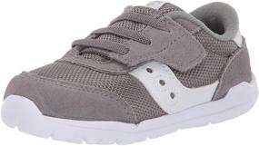 img 4 attached to Saucony Unisex-Child Jazz Riff Sneaker: Оптимальный стиль и комфорт для маленьких ножек