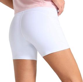 img 1 attached to 🩳 Wjustforu Women's High Waist Biker Shorts - Yoga, Workout, Running Shorts with Side Pockets