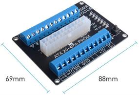 img 3 attached to 💡 GeeekPi 24/20-пиновая плата разветвления питания ATX DC для блока питания, адаптер, модуль блока разъемов для ПК компьютера