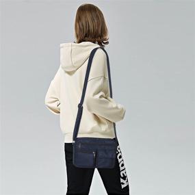 img 3 attached to 👜 Стильная и практичная водонепроницаемая женская мессенджерская сумка с множеством карманов