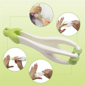 img 3 attached to 🖐️ CARELAX Finger Joint Acupoint Massager & Roller Kit, Hand Blood Circulation and Stress Relief with 5pcs Acupressure Massage Rings (Green)