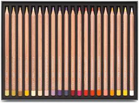 img 1 attached to Caran D'ache Luminance 6901.740 🖍️ - Set of 40 High-Quality Colored Pencils