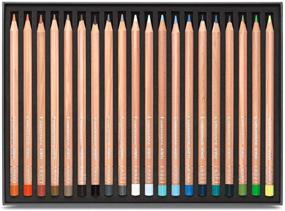 img 2 attached to Caran D'ache Luminance 6901.740 🖍️ - Set of 40 High-Quality Colored Pencils