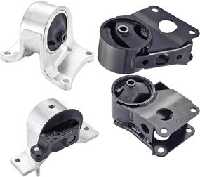 img 4 attached to ENA Engine Motor Trans Mount Set for Nissan Altima 2.5L (02-06) - A7340 A7341 A7342 A7343 Replacement