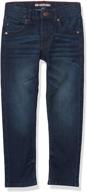 👖 premium quality tommy hilfiger stretch denim jeans for stylish boys' clothing logo