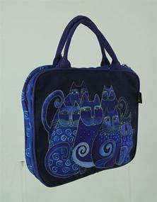 img 3 attached to Laurel Burch Indigo Cats Cosmetic