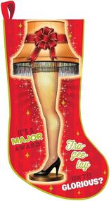 img 1 attached to 🎄 Kurt Adler 19 Inch A Christmas Story Leg Lamp Light Up Stocking: A Festive and Illuminated Holiday Accessory