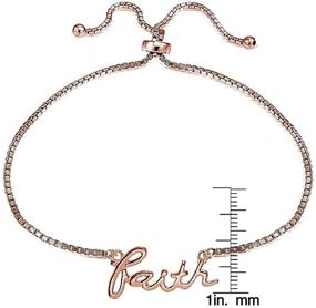 img 1 attached to Flashed Sterling Polished Adjustable Bracelet