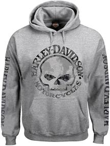 img 2 attached to Harley Davidson Hooded Sweatshirt Willie 30296654