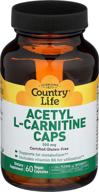 country life acetyl l carnitine capsules logo