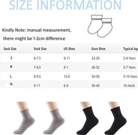 img 1 attached to Cotton Ankle Socks for Boys and Girls - 12 Pack for Kids and Toddlers