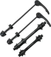 🚲 aituitui 1 pair quick release bike axle skewer set for road bikes, mountain bikes, mtb, bmx – front & rear axle hollow shaft kit replacement parts logo