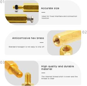 img 1 attached to 🛠️ Geekworm Raspberry Pi Installation Tool 132 Pcs/Lot - Hex Brass Spacer/Standoff + Nuts + Screws - with Storage Case - Raspberry Pi 4/3 Model B+(Plus)/3B/Zero W Accessories Kit