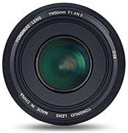 📷 yongnuo yn50mm f1.4n e стандартный фиксированный объектив: превосходная диафрагма и авто/ручная фокусировка для камер nikon логотип