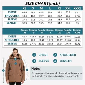 img 2 attached to 🧥 Molemsx Men's Vegan Down Winter Jacket: Mountain Thicken Lined Coat with Fur Hood, Anorak Parka Padded Style XS-3XL