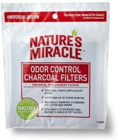 img 3 attached to Natures Miracle Odor Control Universal Charcoal Filter: Pack of 6 for Effortless Freshness