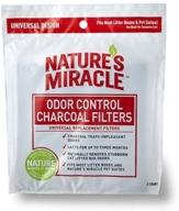 natures miracle odor control universal charcoal filter: pack of 6 for effortless freshness logo