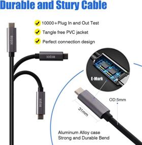 img 1 attached to 15FT Extra-Long USB C Cable by RUJOI