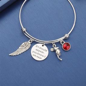 img 2 attached to MYOSPARK Cardinal Memorial Bracelet - Forever Near Remembrance Bracelet, Sympathy Gift for Loss of Loved One