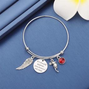 img 3 attached to MYOSPARK Cardinal Memorial Bracelet - Forever Near Remembrance Bracelet, Sympathy Gift for Loss of Loved One