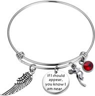 myospark cardinal memorial bracelet - forever near remembrance bracelet, sympathy gift for loss of loved one logo