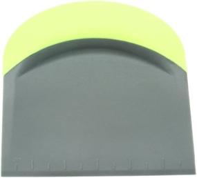 img 1 attached to Fox Run Green 3-in-1 Bowl Scraper and Flat Cutter - Versatile Kitchen Tool for Efficient Cooking