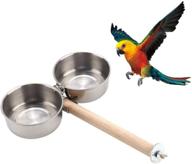 stainless feeding parakeet cockatiel accessories logo
