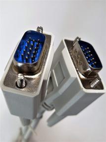img 2 attached to 🔌 6ft VGA Replacement Cable - Micro Connectors, Inc. HD15 Male to HD15 Male, 1024 x 768 Resolution (M05-112)