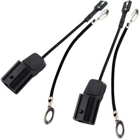 img 4 attached to FARBIN Car Horn Special Plug Compatible with Honda Adapter: High-Quality Wiring Harness Pigtail Socket for Effective Car Horn Connection - Set of 2