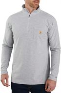 👕 men's carhartt relaxed sleeve quarter t-shirt - clothing logo