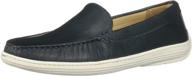 👞 comfortable & stylish marc joseph new york kids' leather slip-on loafers for casual and driving style логотип