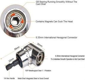 img 3 attached to 🔧 Expand Your Drilling Potential with Perhonor Drills Degree Extension Adapter