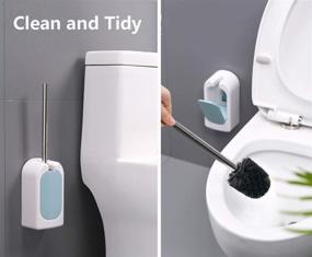 img 1 attached to Toilet Cleaning Made Easy: Introducing TL-B Compact Toilet Brush and Holder Set