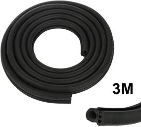 img 2 attached to 🚪 Cciyu Window Door Rubber Seal Strip: 3M 118 - Эффективный клей для дверей и окон для прокладки анти-столкновения полости погодозащитной резиновой полоски.